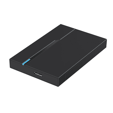 Rollbacks & More 2.5Inch External Hard Drive Enclosure USB 3.0 Disk Case 6TB Supports 7mm 9.5mm SSD HDD for Laptop PC