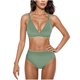 thumbnail image 1 of Trajes de baño tankini para mujer Trajes de baño de dos piezas con tirantes ajustables y espalda descubierta de color liso para mujer Trajes de baño para mujer Trajes de baño tankini para mujer, 1 of 3