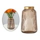 thumbnail image 5 of Jarrón de flores de vidrio, arreglo floral decorativo para mesa, decoración para sala de estar, regalo marrón, 5 of 9