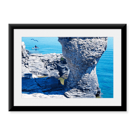 Framed Art Print, Rock formations by Panoramic Images, 17-7/8" x 21-7/8"