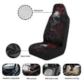 thumbnail image 5 of Uorisanigo Skull Rose Car Seat Covers 2 Pcs Car Seat Covers Front Seats Only Waterproof Breathable Easy to Install Anti-Slip Back Fabric Universal Fit for Auto Truck SUV, 5 of 7
