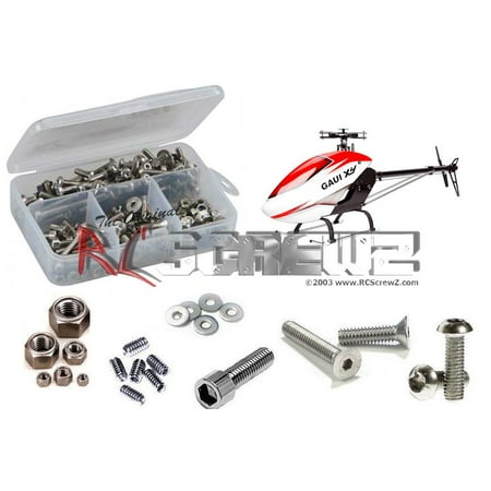 

RCScrewZ Gaui X4 Heli Stainless Steel Screw Kit - gau009