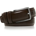 thumbnail image 2 of Genuine Leather Dress Belts For Men - Mens Belt For Suits, Jeans, Uniform With Single Prong Buckle - Designed in the USA, 2 of 4