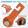 thumbnail image 6 of BRIGHTFUFU Brown Headrest Hook Car Organizer Car Purse Hanger for and Coat Storage, 6 of 6