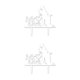 thumbnail image 2 of Monstrate &amp; Cake Flags Love Heart Bride &amp; Groom Cake Topper Acrílico Cupcake Topper Boda Fiesta Pastel Decoración Compromiso Blanco 2piezas, 2 of 5