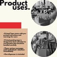 thumbnail image 5 of SSBM Caution Printed Packing Tape, 2 Mil, Warehouse Safety, 1.88"x110 Yds 12 Rls + Disp., 5 of 5