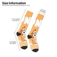 thumbnail image 3 of Saiise Bluey Funny Socks Men Women Boys Kids Adults Novelty Graphic Crew Tube Socks Crazy Design Casual Dress Socks for Sports,Running,Travel, 3 of 7