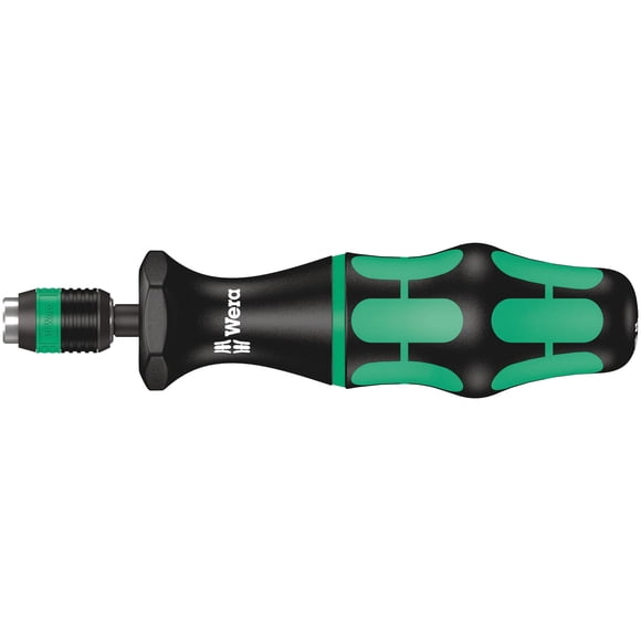 Wera 05074720001 Kraftform 7465 Hexagon Torque Screwdriver, 1/4" Head, 2.5-11.5"/lbs Pre-Set Adjustable Torque Range