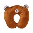 thumbnail image 1 of Almohadas para viajar Naiovety en forma de U Oso café 26*30cm, 1 of 6