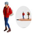 thumbnail image 4 of Figura de personas en miniatura Sunnimix 1/87 2cm de alto Rojo B, 4 of 7