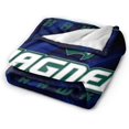 thumbnail image 2 of Wagner College Logo Fleece Blanket, Very Soft Microfiber Flannel Blanket for Couch Warm and Cozy for All Seasons, 2 of 6