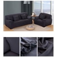 thumbnail image 4 of 1 2 3 4Seater Sofa Cover Slipcover Stretch Elastic Couch Furniture Protector Fit, 4 of 5