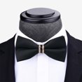 thumbnail image 4 of CSChome Men Jacquard Bow Tie Men Tie - Formal Business Decor Exquisite Satin Smooth Solid Color, 4 of 7