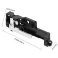 thumbnail image 2 of ECRCAPYC Upgraded Metal Interior Door Handles (Pair), Compatible with 2006–2012 Ford Fusion, 2006–2011 Mercury Milan, 2006 Lincoln Zephyr, 2007–2012 Lincoln MKZ, Replaces OEM 6E5Z-5422600-AA, 6E5Z, 2 of 9