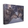 thumbnail image 2 of Stupell Industries Wolves Touching Noses Nature Animals & Insects Painting Gallery Wrapped Canvas Print Wall Art, 2 of 5