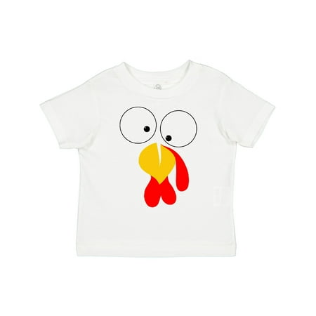 

Inktastic Thanksgiving Goofy Turkey Face Gift Toddler Boy or Toddler Girl T-Shirt