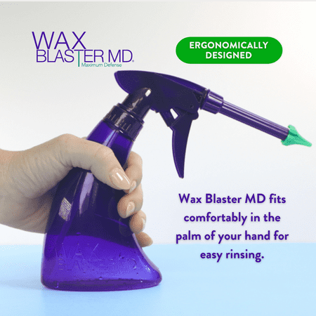 Eosera WAX BLASTER MD Ear Wax Cleaning Kit with Bottle, Basin, Three Tips, EAR WAX MD Wax Dissolving Drops, 5 Count