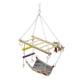 thumbnail image 5 of Jaula para pájaros, hamaca, juguete para pájaros, estable de y juego para loros, escalera colgante para mascotas, periquitos torto, 5 of 9