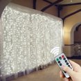 thumbnail image 3 of USB Curtain Lights 8 Modes LED Curtain Fairy Lights with Remote Christmas Decorations for Home Wedding Decor New Year 2025, 3 of 5