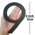 thumbnail image 3 of HASWARE 6 inch (15 cm) Floating House Number Apartment Door Numbers Mailbox Address Sign, Aluminum Alloy (#7, Black), 3 of 5