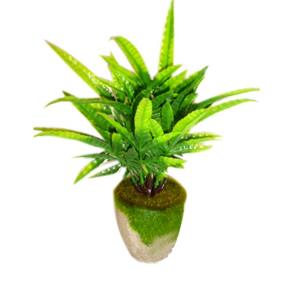 Juego de 4 macetas con planta artificial para decoración del hogar, oficina Storyland Storyland 57699