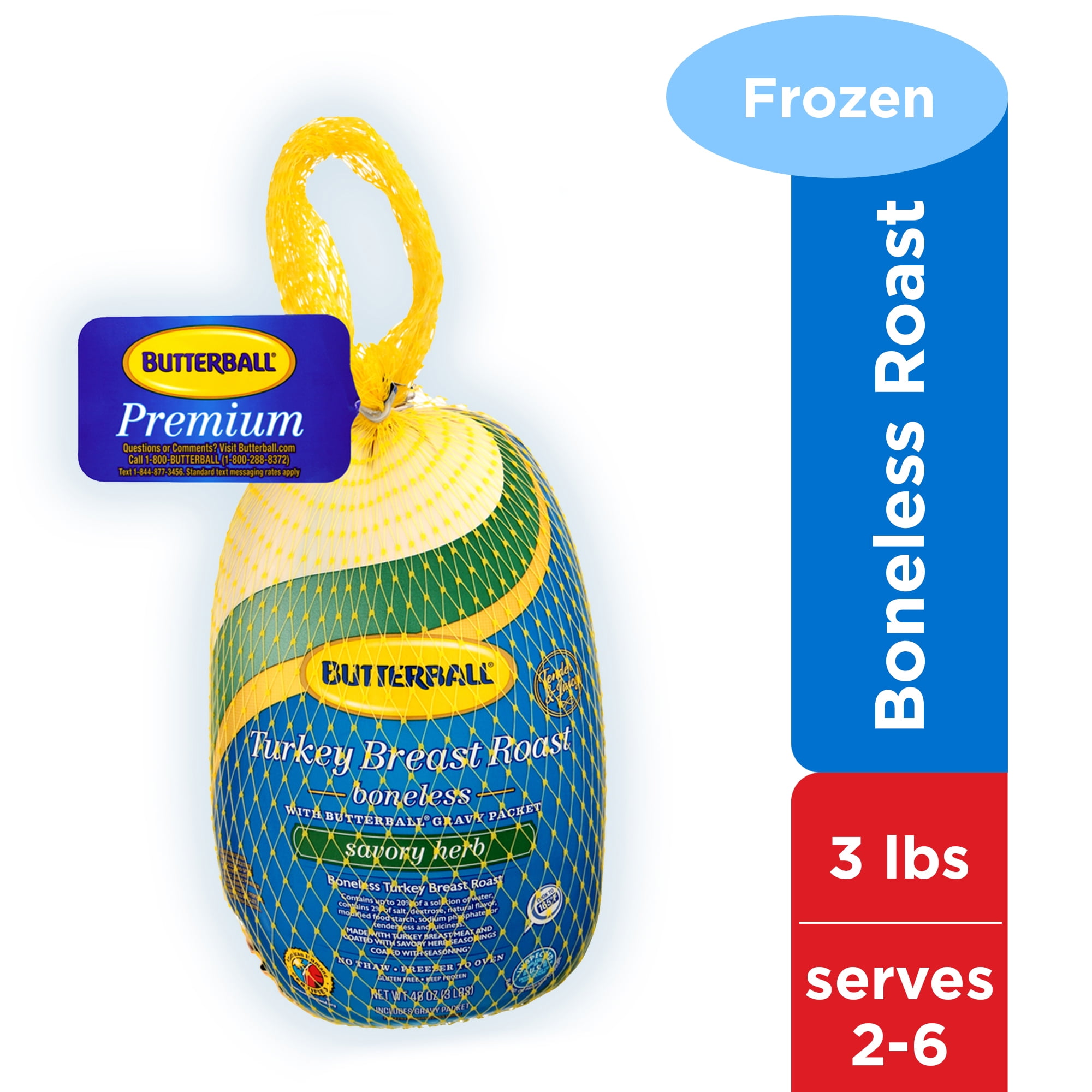 Butterball Savory Herb Boneless Turkey Breast Roast, Frozen, 3 lbs.