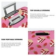 thumbnail image 4 of Bingfone Strawberry Cake Luggage Cover Washable Suitcase Cover Protector Anti-scratch Suitcase cover Fits 18-32 Inch Luggage, 4 of 8