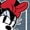 HEATHER BLUE, variant on Mickey & Friends - Minnie Grid - Women's Racerback Tank Top