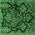 thumbnail image 1 of Ahgly Company Indoor Square Persian Emerald Green Traditional Area Rugs, 3' Square, 1 of 4