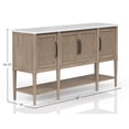 thumbnail image 4 of Bernards Wilmington Cane Door-Cement Top Server, 4 of 4