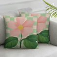thumbnail image 3 of Danish Pastel Room Decor Aesthetic Sage Green and Pink Throw Pillow Covers Decorative Pillowcase Trendy Square Cushion Case for Living Room Girls Bedroom Dorm, 3 of 8