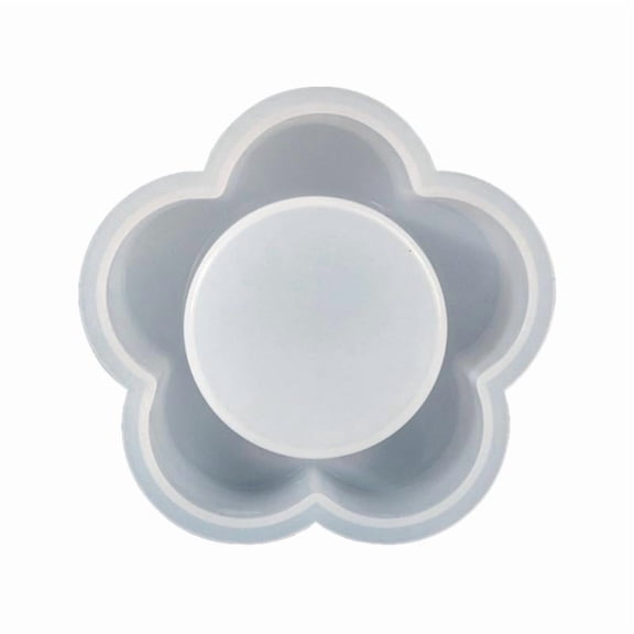 CEORPER Tealight Candle Holder Mold Jewelry Storage Box Molds Flower Pot Resin Mold