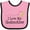 Pink and Black, variant on Inktastic I Love My Godmother Girls Baby Bib