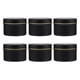 thumbnail image 1 of Frascos para velas de 6 uds con tapa, latas redondas para velas, caja de almacenamiento vacía para bricolaje, 1 of 6