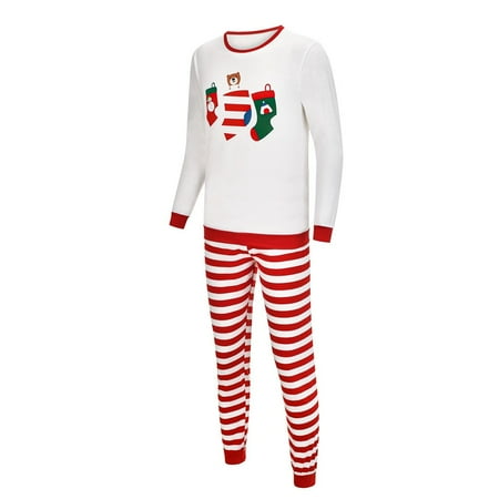 

TZNBGO Women Clothes Christmas Women Mommy Printed Top+Pants S Family Matching Pajamas Set