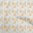 thumbnail image 1 of oneOone Velvet Orange Fabric Floral Sewing Craft Projects Fabric Prints By Yard 58 Inch Wide, 1 of 4