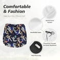 thumbnail image 4 of Lsque Astronauts in sport Printed Women's Running Shorts with Liner Pockets,Elastic Quick Dry Workout Athletic Gym Yoga Shorts,Womens High Waist Shorts-Small, 4 of 7