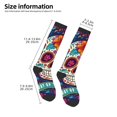thumbnail image 2 of Logiee Dead Day Party Print Gift Stocking Stuffers,Adult Stockings,Novelty Socks,Funny Socks Birthday Running Walking Sleeping, 2 of 6