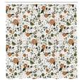 thumbnail image 2 of Ambesonne Floral Shower Curtain, Shabby Blooms Nature Spring, 69"Wx75"L, Olive Green, 2 of 4