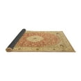 thumbnail image 2 of Ahgly Company Indoor Square Medallion Brown Traditional Area Rugs, 6' Square, 2 of 4