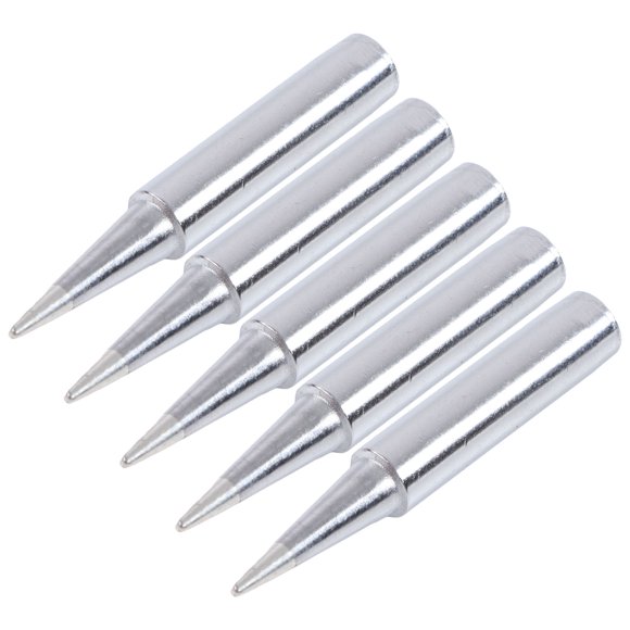 Kit de puntas para cautín, 5 piezas Puntas para cautín Herramientas de soldadura BGA Puntas para cautín de cobre Impulsadas por el rendimiento
