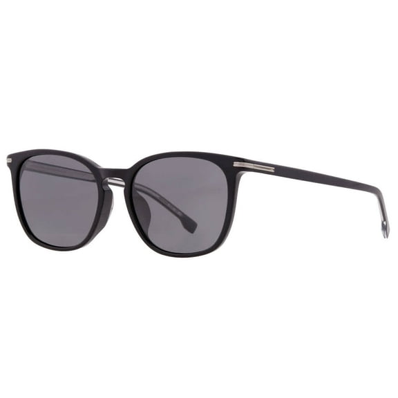 Hugo Boss Polarized Grey Square Men's Sunglasses BOSS 1668/F/SK 0807/M9 56