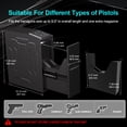 thumbnail image 5 of PINEWORLD Gun Safe For Handgun, Biometric Slider Bedside Handgun Safe, Pistol Lock Case for Nightstand,Sliding Door Hand Gun Safe for Pistol -with 3 Quick Access Fingerprint, PIN Code, KEY, 5 of 7