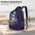 thumbnail image 6 of Jeiento Owl 17 Inch Backpack Set for Kids Boys Girls 4-Piece Lunch Bag Pencil Case Water Bottle Holder Galaxy Sky Lightweight Large Capacity School Bookbag Back to School, 6 of 7