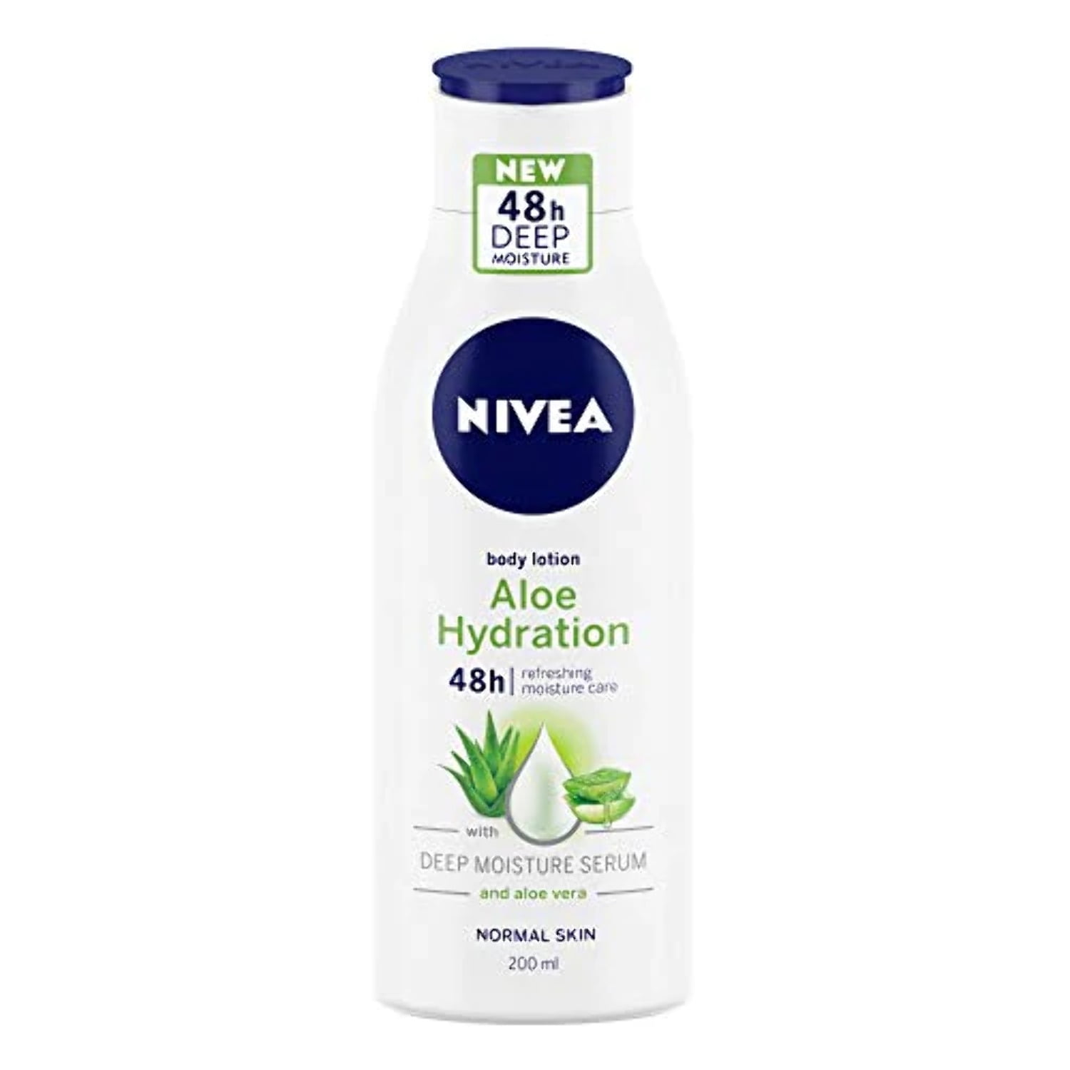Opbevares i køleskab Automatisering Tarmfunktion NIVEA Body Lotion, Aloe Hydration, with Aloe Vera for Instant Hydration in  Summer, for Men Women, 200 ml - Walmart.com