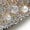Beige-a, variant on Women's Mules Bow Pearl Rhinestone Flat Glitter Slip on Square Toe