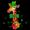 thumbnail image 3 of CafePress - St. Patrick's Day Giraffe Women's Dark Pajamas - Women's Short Sleeve Print T-Shirt and Pants Dark Cotton Pajama Set, 3 of 7