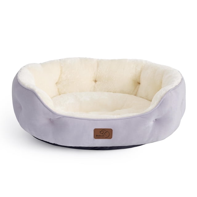 Cama redonda para mascotas para perros y gatos pequeños, lavable