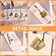 thumbnail image 3 of Marque-Pages Musique Métal 6 Pcs, Marque-Pages Métal, Marque-Page Creux Doré pour Amateurs de Livres, Écrivains, Lecteurs, Enfants, 3 of 5