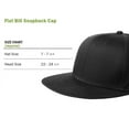thumbnail image 4 of Awkward Styles NE400 New Era Flat Bill Snapback Cap Adjustable Snap Closure Adult Hats Outdoor Outfit Cotton Unisex Baseball Hat High-Profile Accessory Gifts, 4 of 4